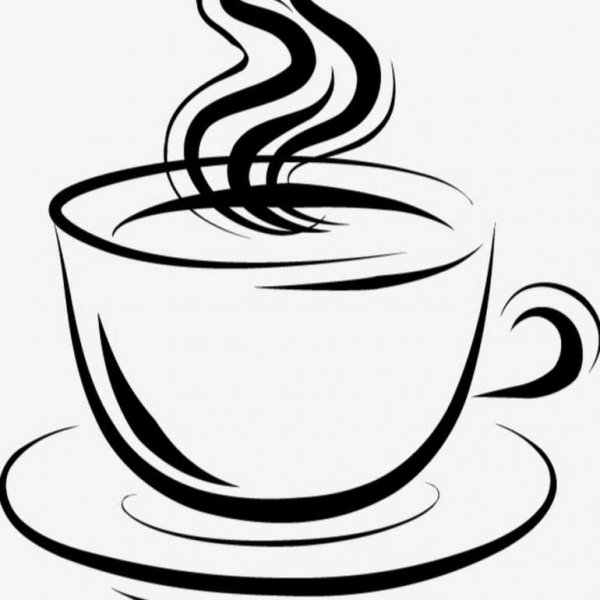 Кофейные зерна карандашом