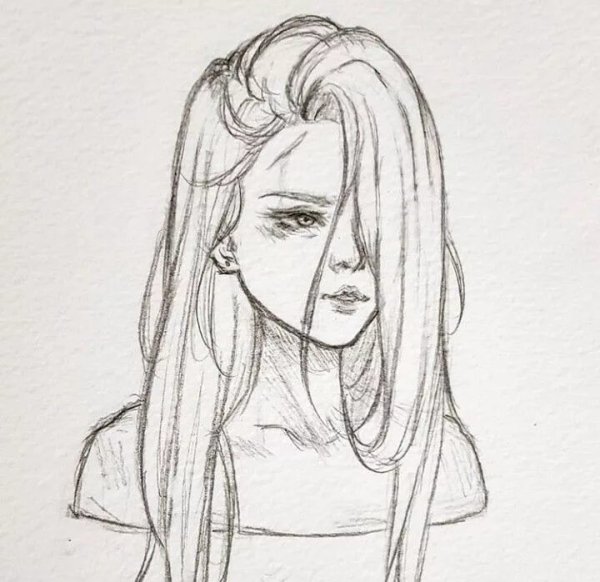 Печаль рисунок