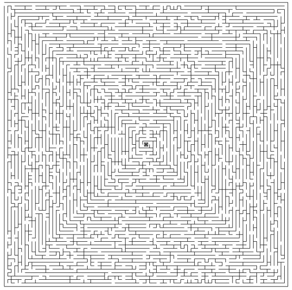 Лабиринт сложный