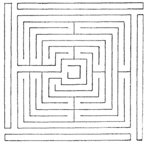 Лабиринт чертеж