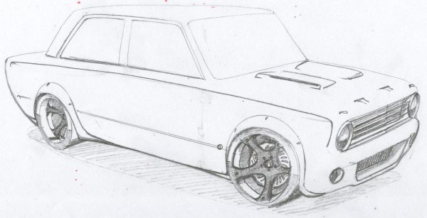 Раскраски дрифт машины семерка