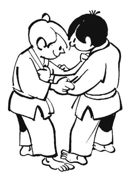 Дзюдо рисунок