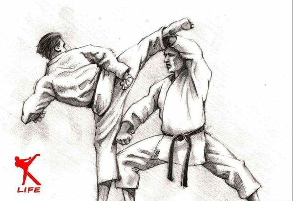 Каратист карандашом