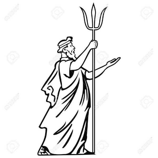 Древнегреческая богиня Афина рисунок