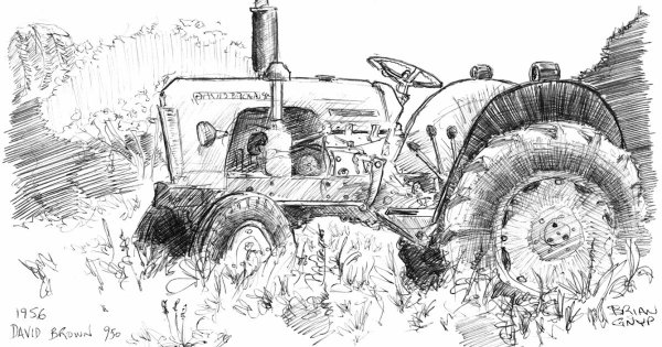 Зарисовки трактора