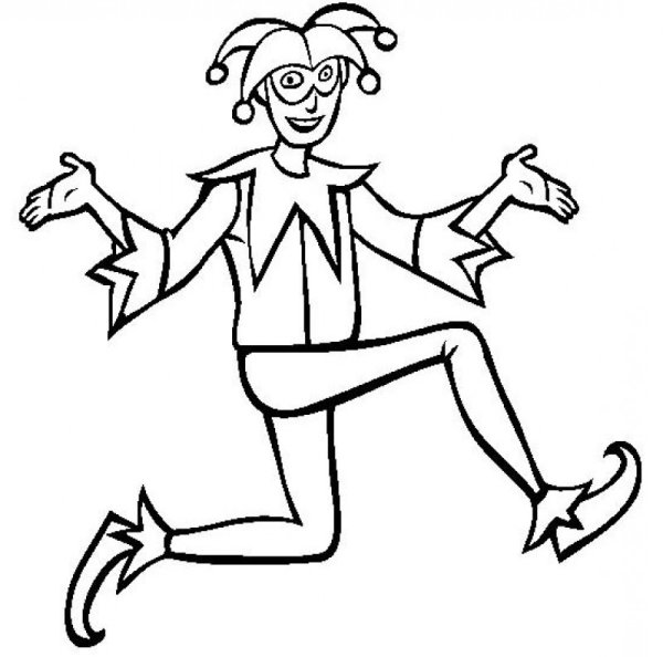 Петрушка раскраска для детей