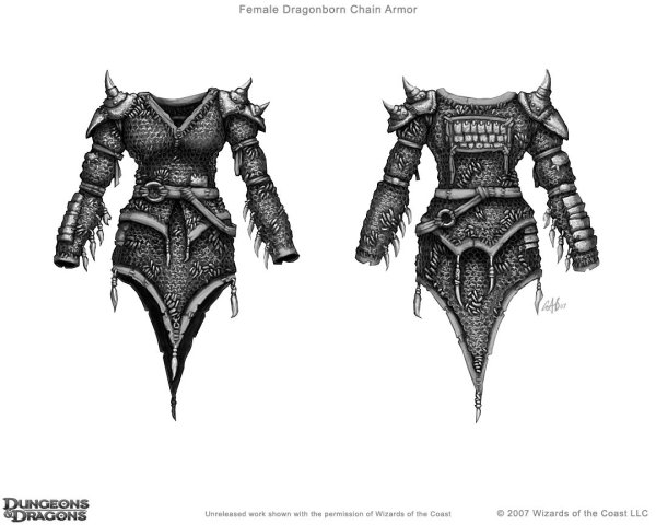 Броня Dragon Scale female