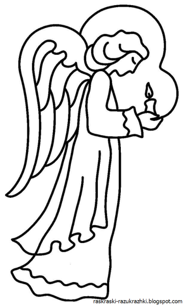 Ангелочки для срисовывания