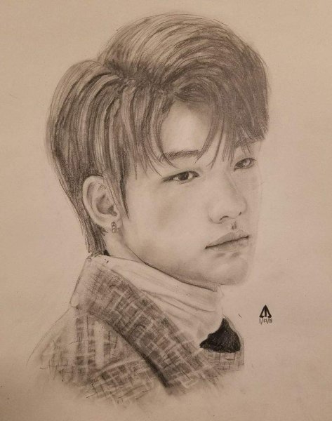 Stray Kids Hyunjin Art