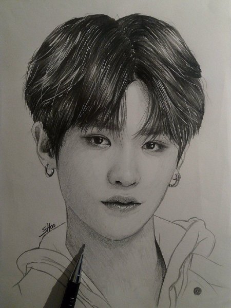 Ли Минхо из Stray Kids арт