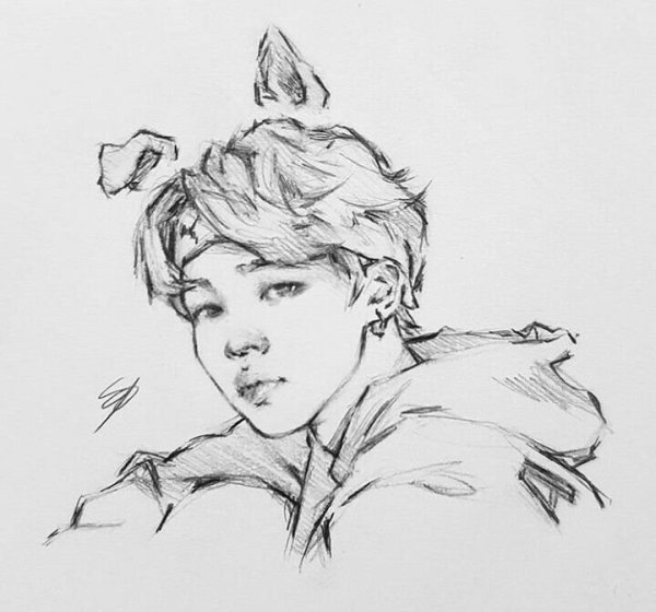 Пак Чимин скетч