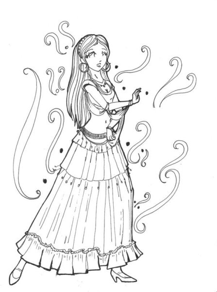 Шахерезада раскраска