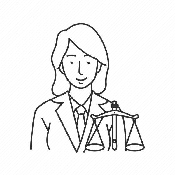 Юрист раскраска для детей