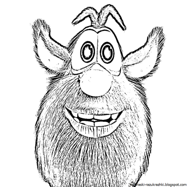 Буба. Раскраска