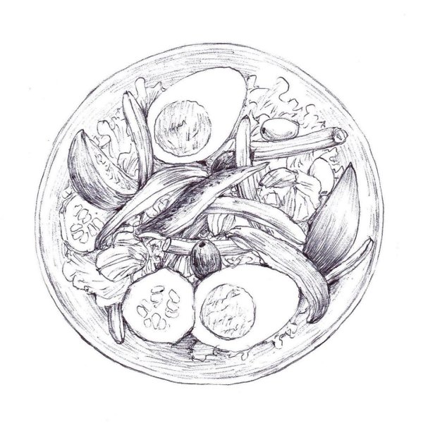 Салат набросок