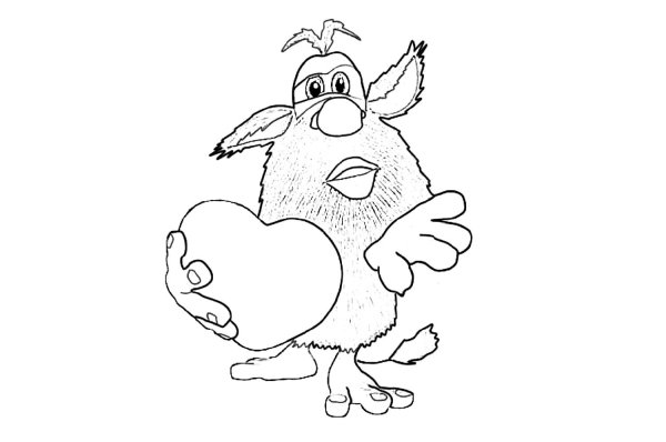 Буба. Раскраска