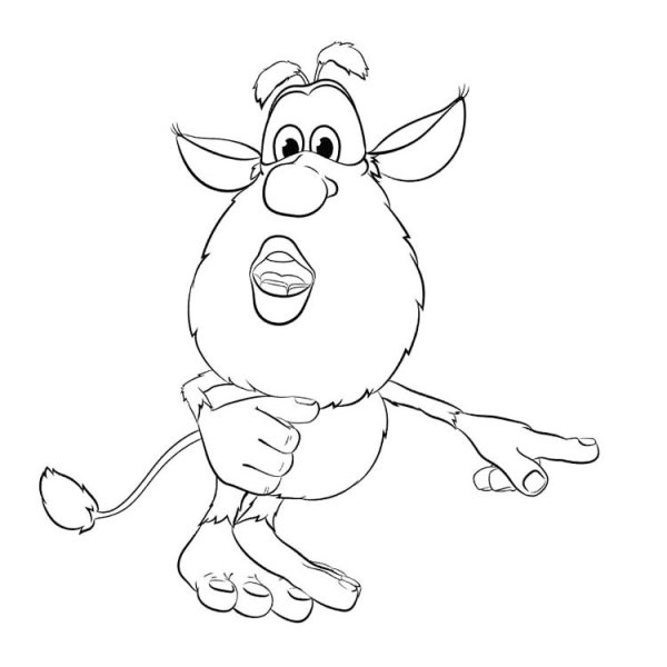 Буба. Раскраска