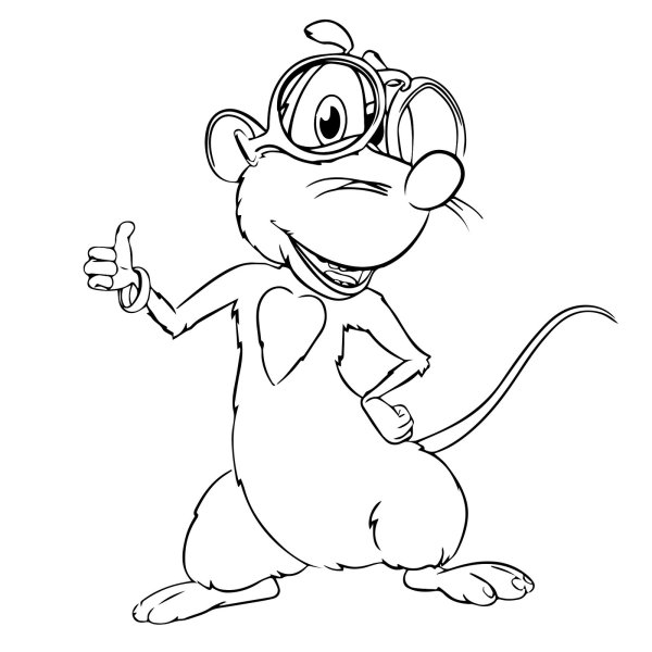 Поэтапное рисование Буба