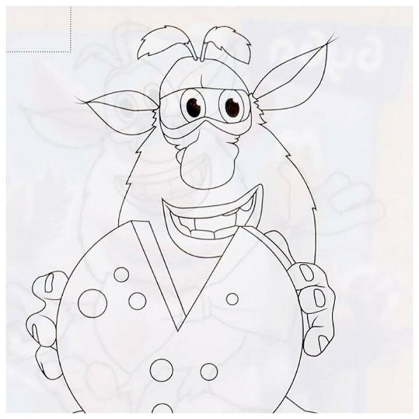Раскраска Буба раскраска