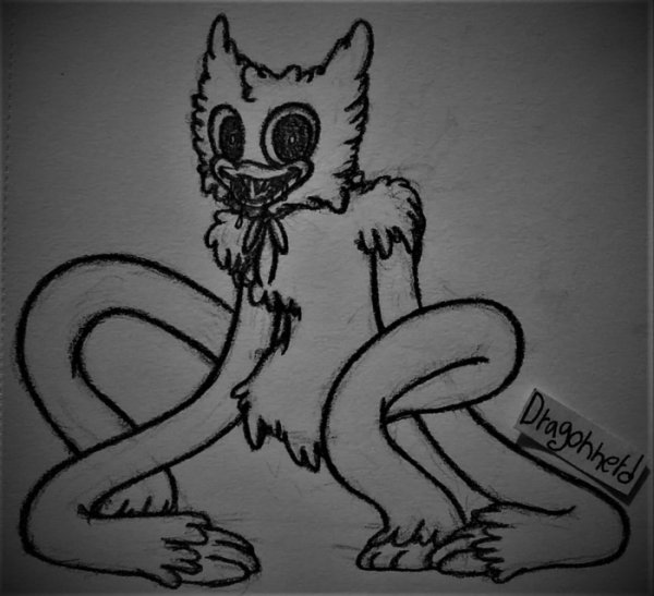 Нарисовать Хагги Вагги карандашом