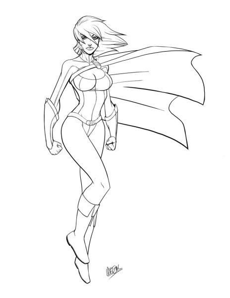 Girl Power разукрашки