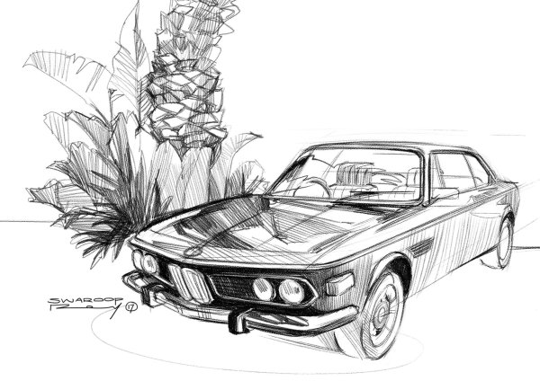 Крутая тачка эскиз