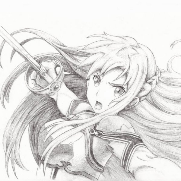 Аниме под карандаш