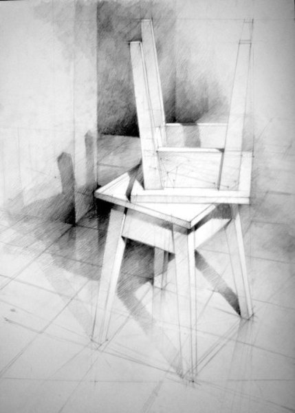 Стул в перспективе