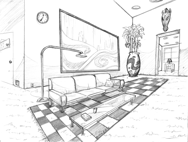 Кровать перспектива