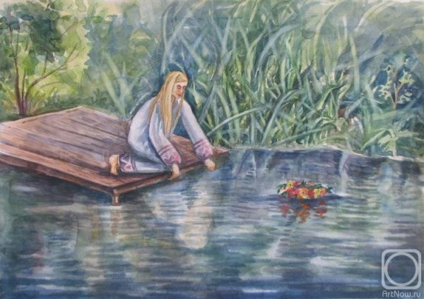 Иван Купала нарисовать