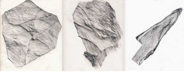 Камень рисунок карандашом