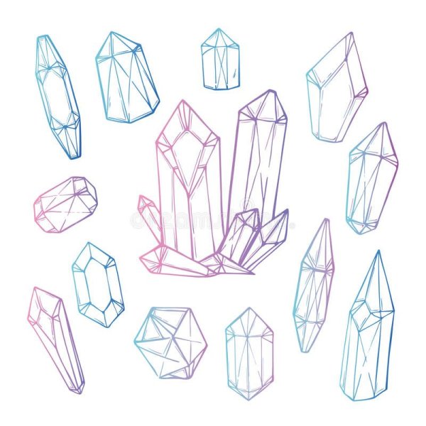 Раскраска минералы