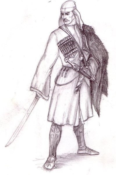 Черкесы карандашом