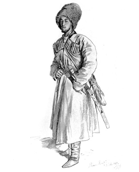 Черкесы рисунки 19 века