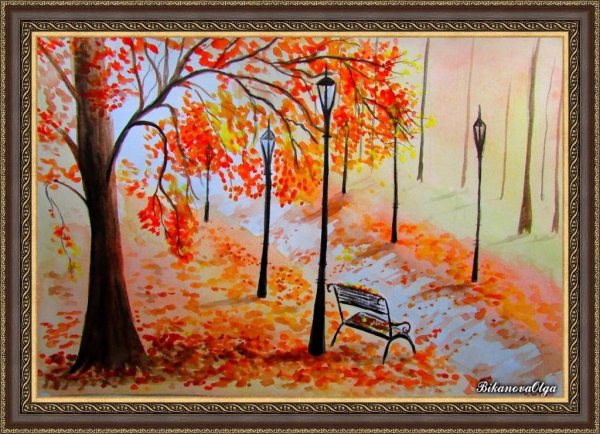 Рисунок осень