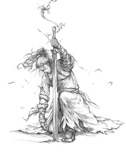 Самурай эскиз