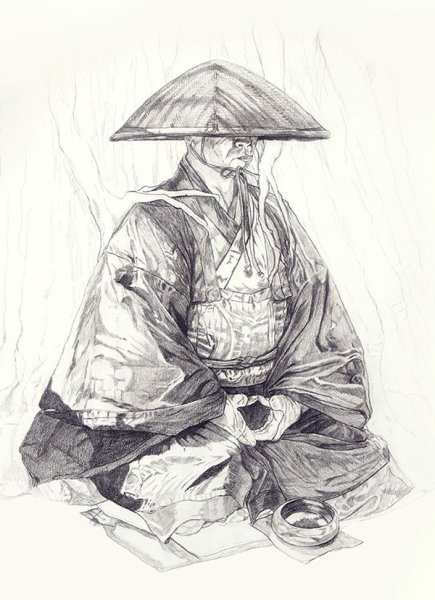 Самурай Ронин тату