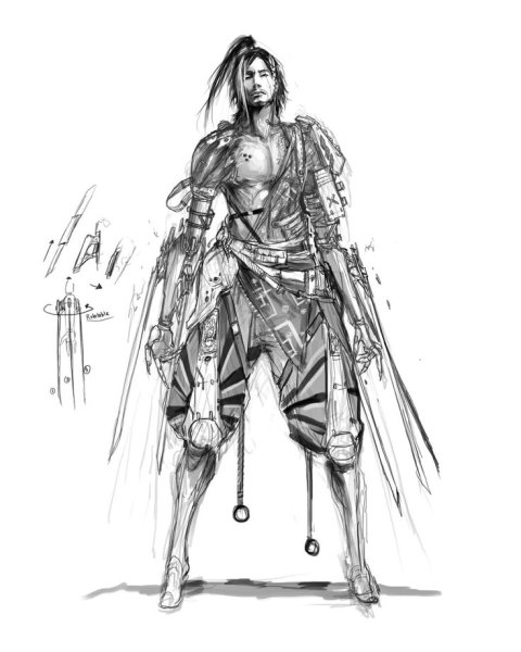 Самурай карандашом