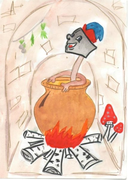 Солдат из каши из топора