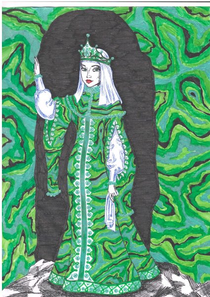 Бажов Малахитовая шкатулка рисунок