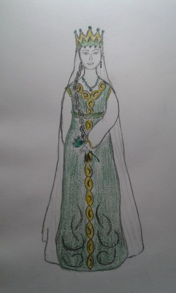 Хозяйка местной горы раскраска