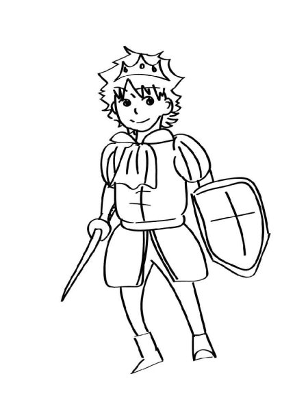 Раскраска принц Чарминг