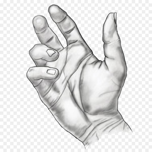 Нарисованная ладонь