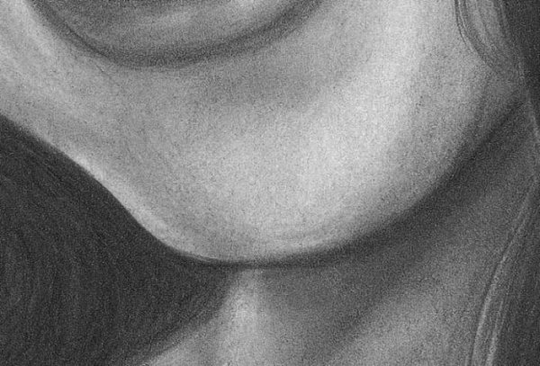 Шея карандашом