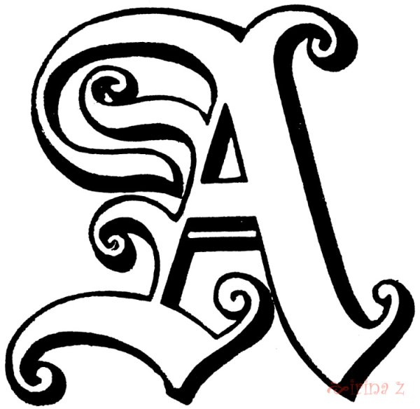 Эскиз буквицы