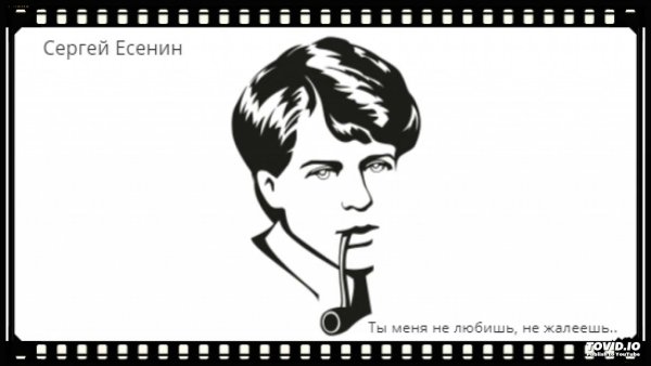 Есенин портрет профиль