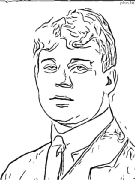 Есенин для срисовки