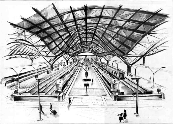 Станция метро перспектива