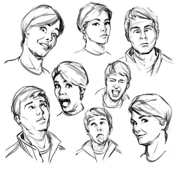 Эмоции Наброски