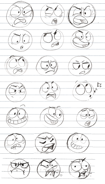 Мультяшные эмоции